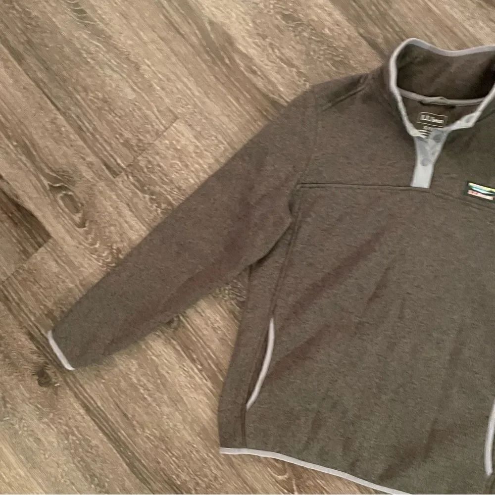 L.L Bean sweater fleece pullover - Picture 3 of 7